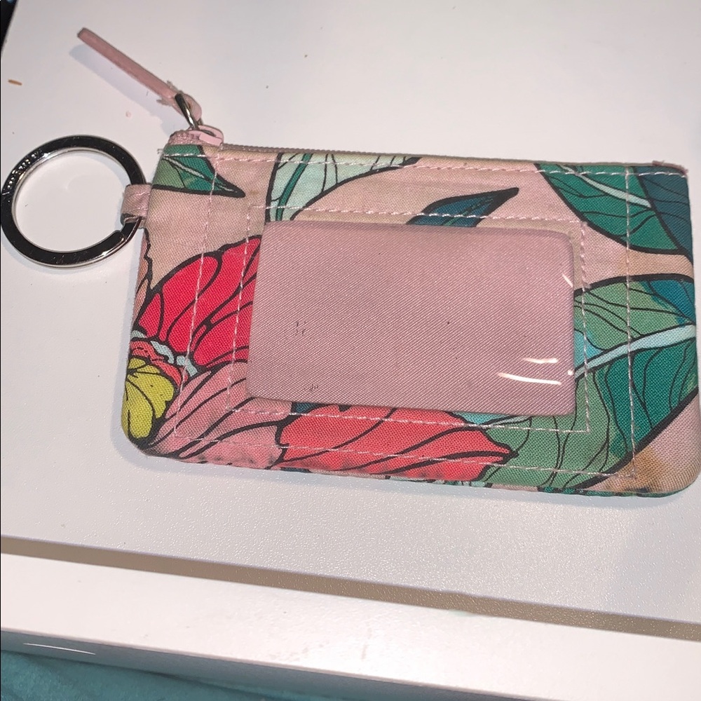Vera Bradly Floral Card Holder with Keyring